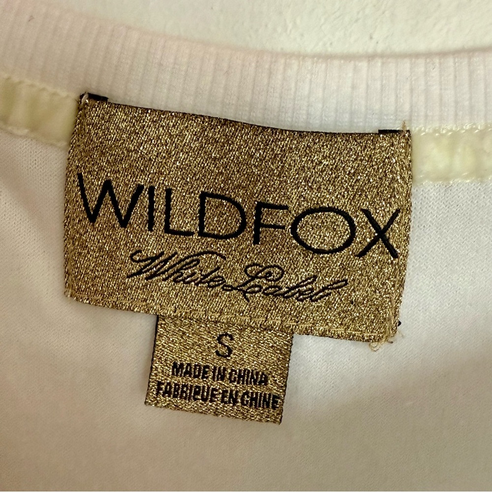Wildfox White Label Velvet Diamond Graphic Sweater - Picture 3 of 6